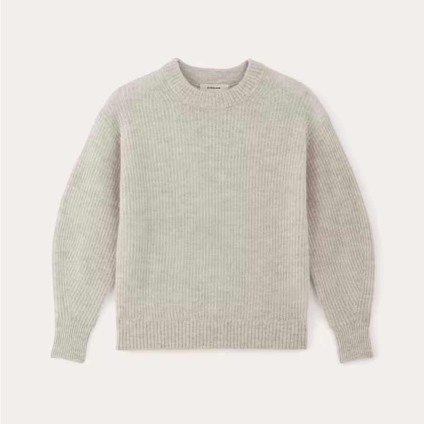Everlane | The Cocoon Crew In Alpaca | Almond | Small